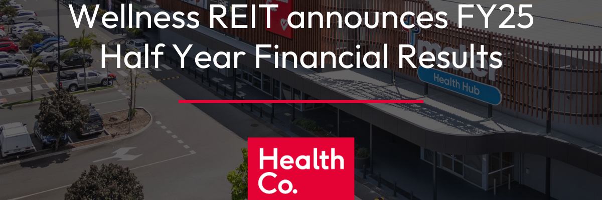 HealthCo Healthcare & Wellness REIT (ASX: HCW) today released its half year FY25 results