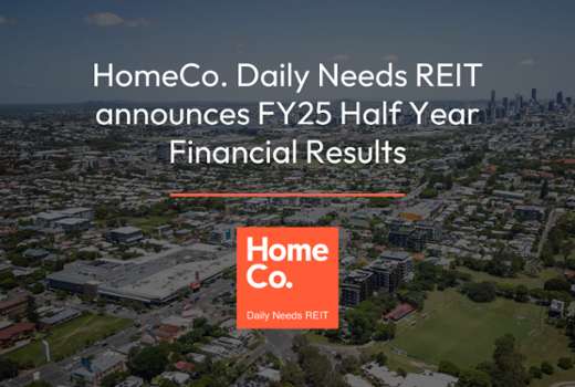 HomeCo Daily Needs REIT (ASX: HDN) today released its half year FY25 results