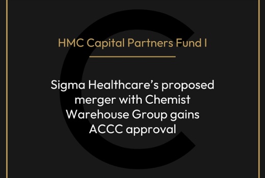 Sigma Healthcare's proposed merger with Chemist Warehouse Group gains ACCC approval